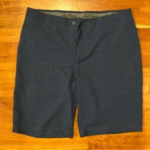 Ben Hogan Men's Golf Shorts Blue Flat Front Size 34